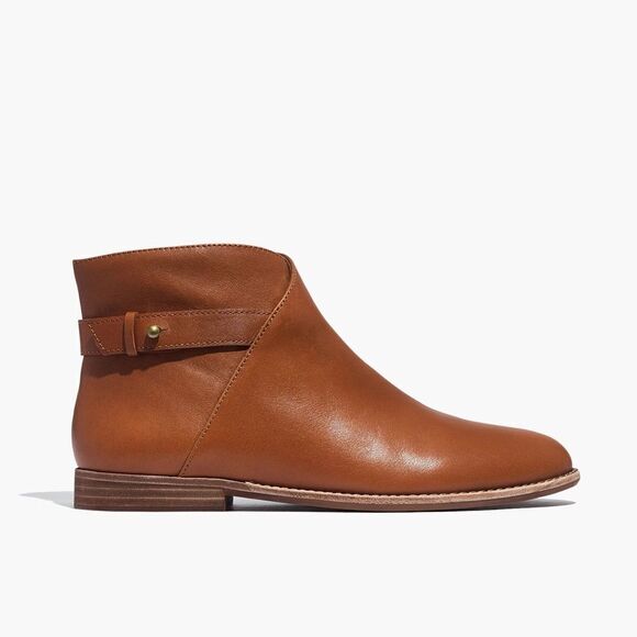 MADEWELL The Kelci Flat Boot in English Saddle - Picture 3 of 10